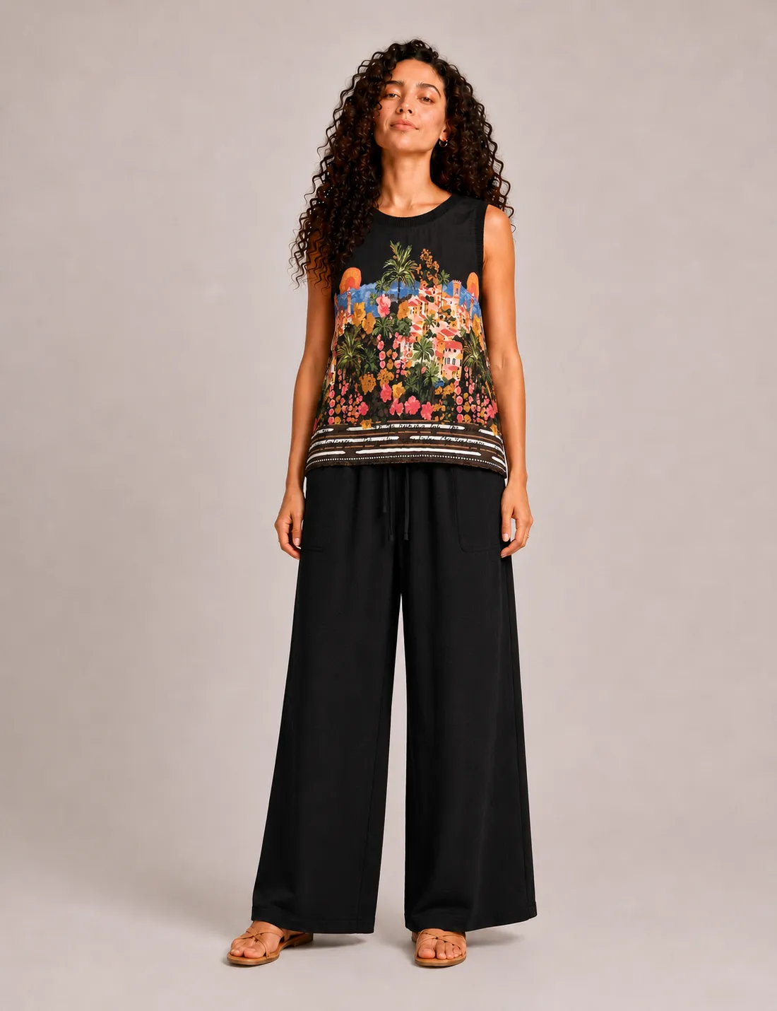 Blusa Estampada Acuarela