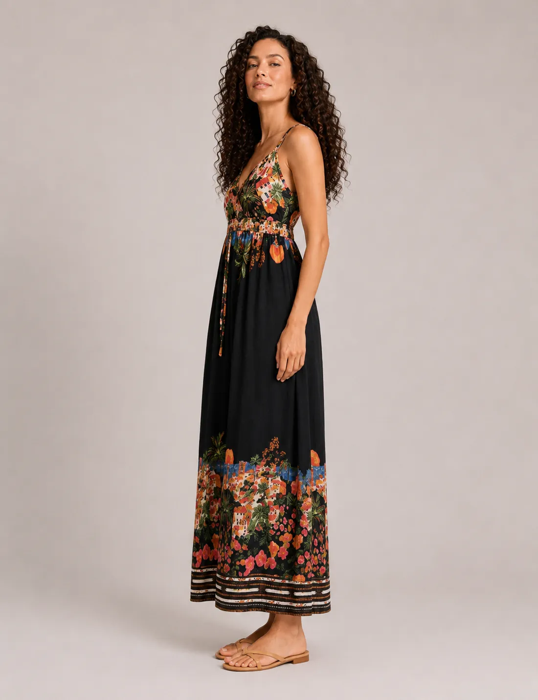 Vestido Estampado Acuarela - Imagen 3