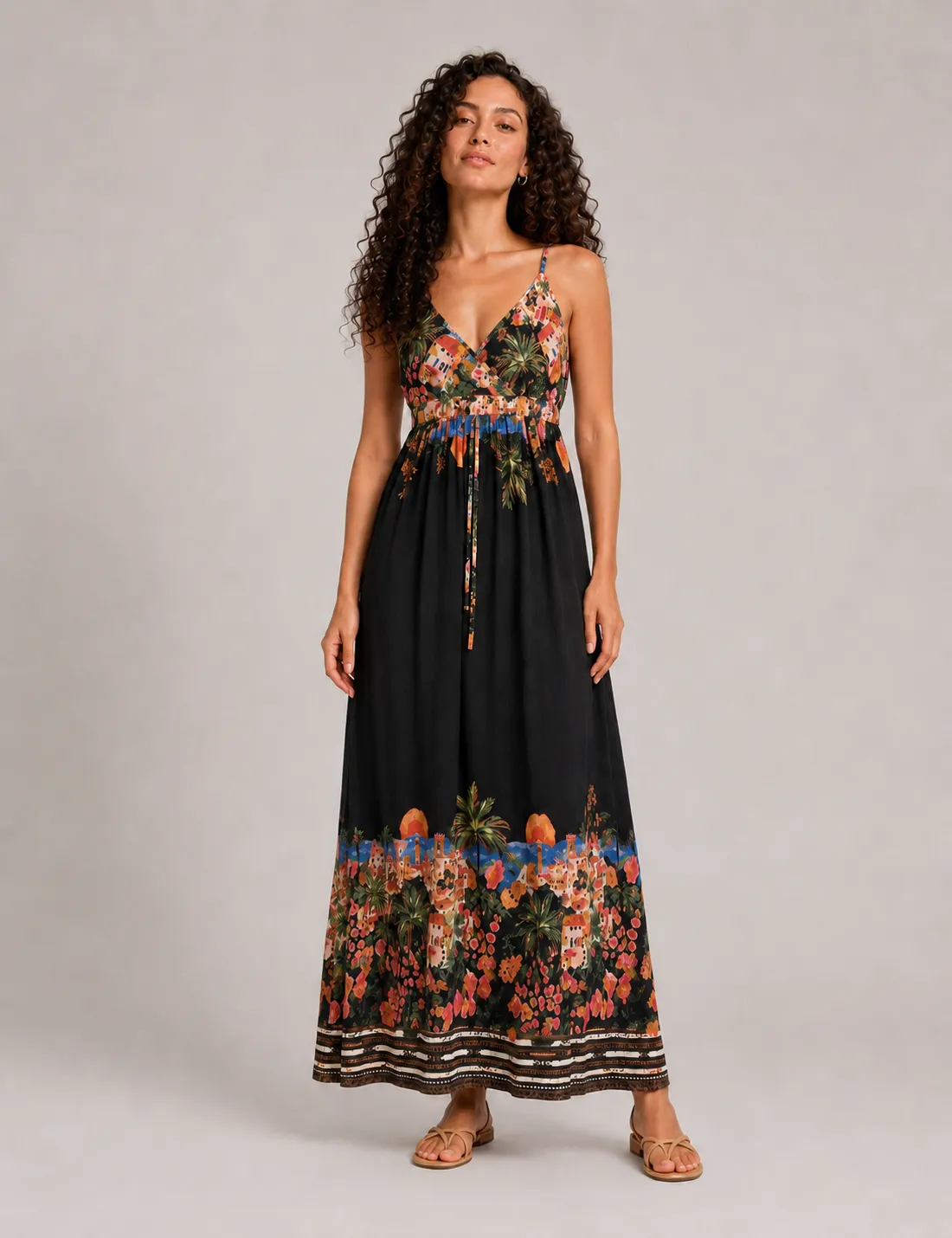 Vestido Estampado Acuarela