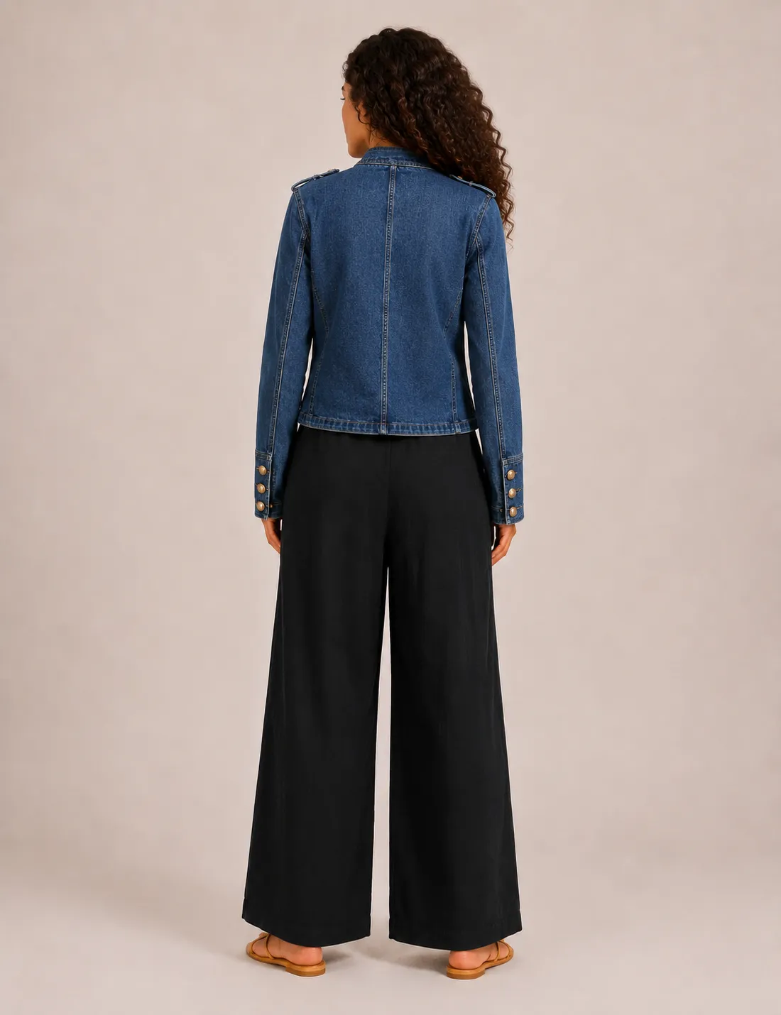 Alternative view of Cazadora Denim Botones