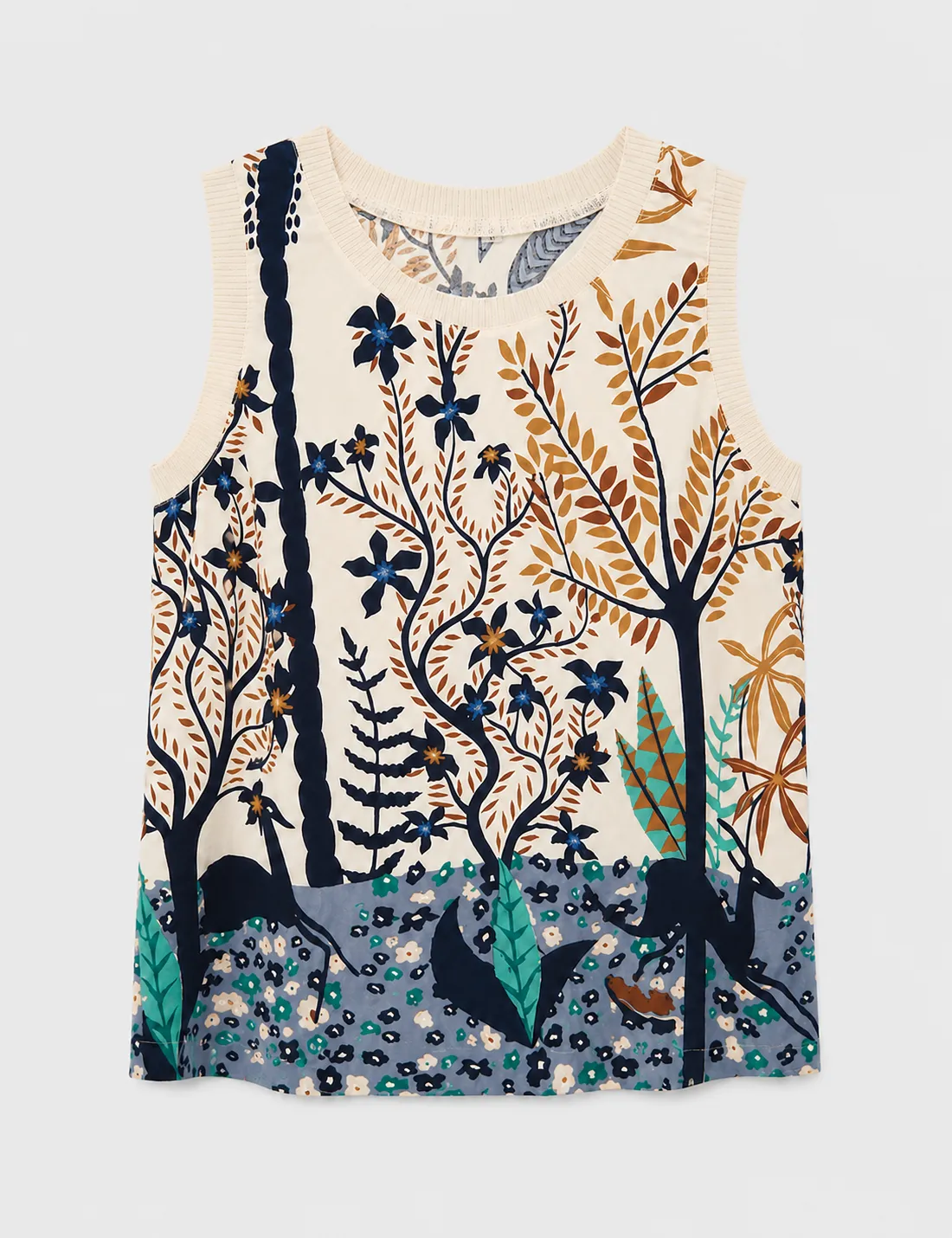 Blusa Estampada Marino - Imagen 3