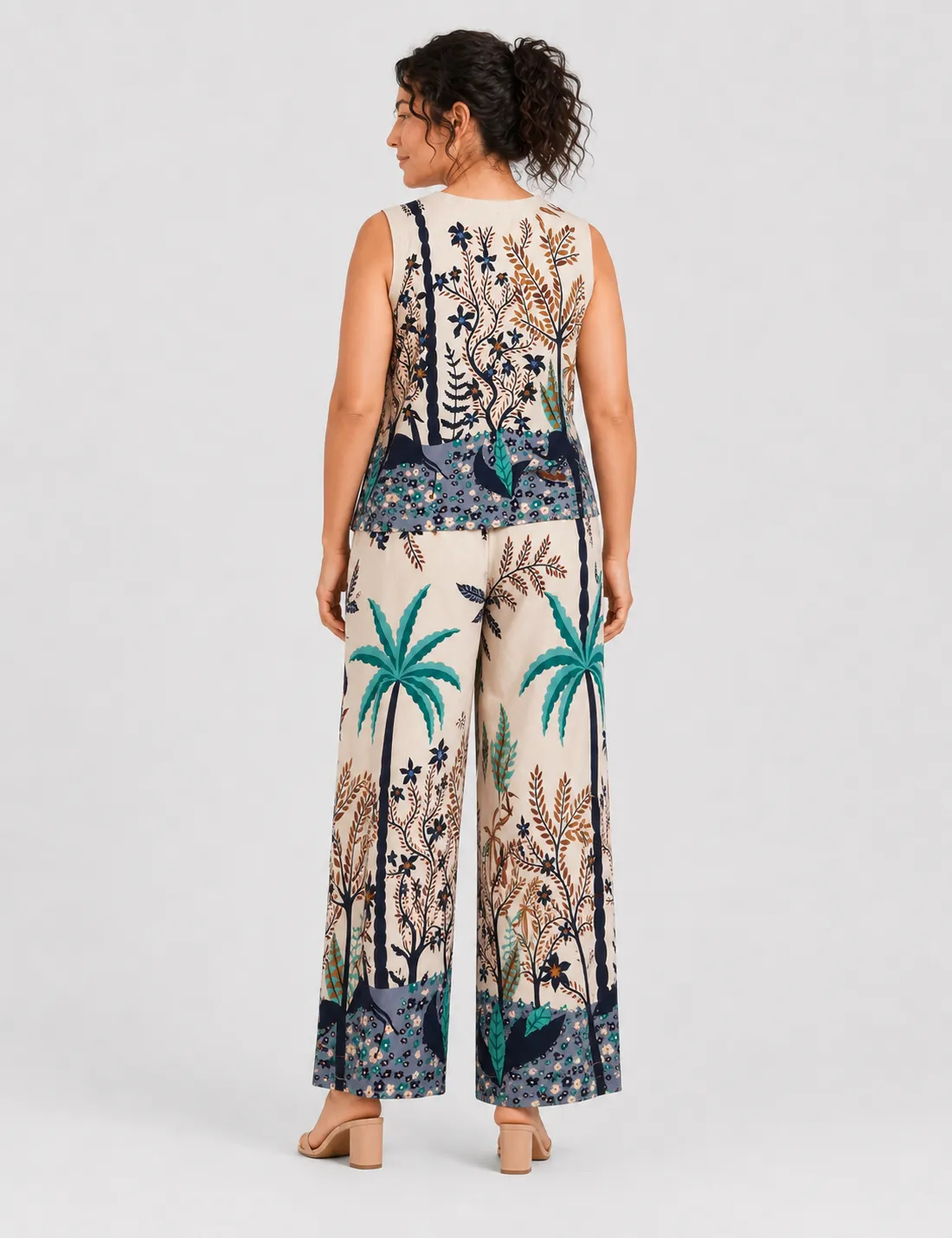 Alternative view of Blusa Estampada Marino