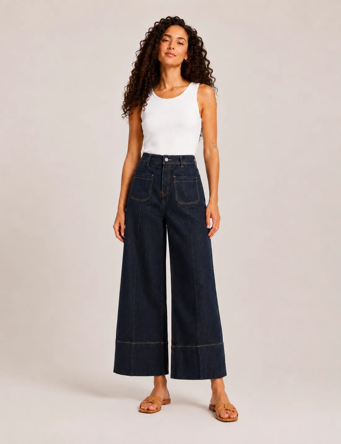 Jeans Straight Push-up