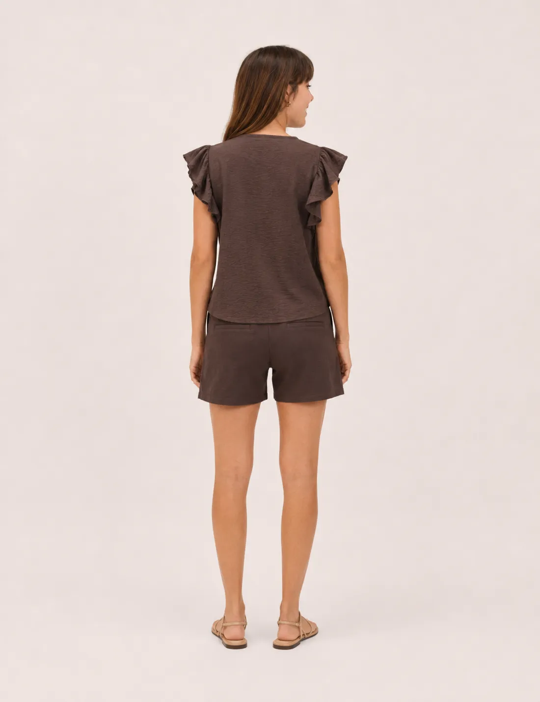 Alternative view of Blusa Botones Marrón
