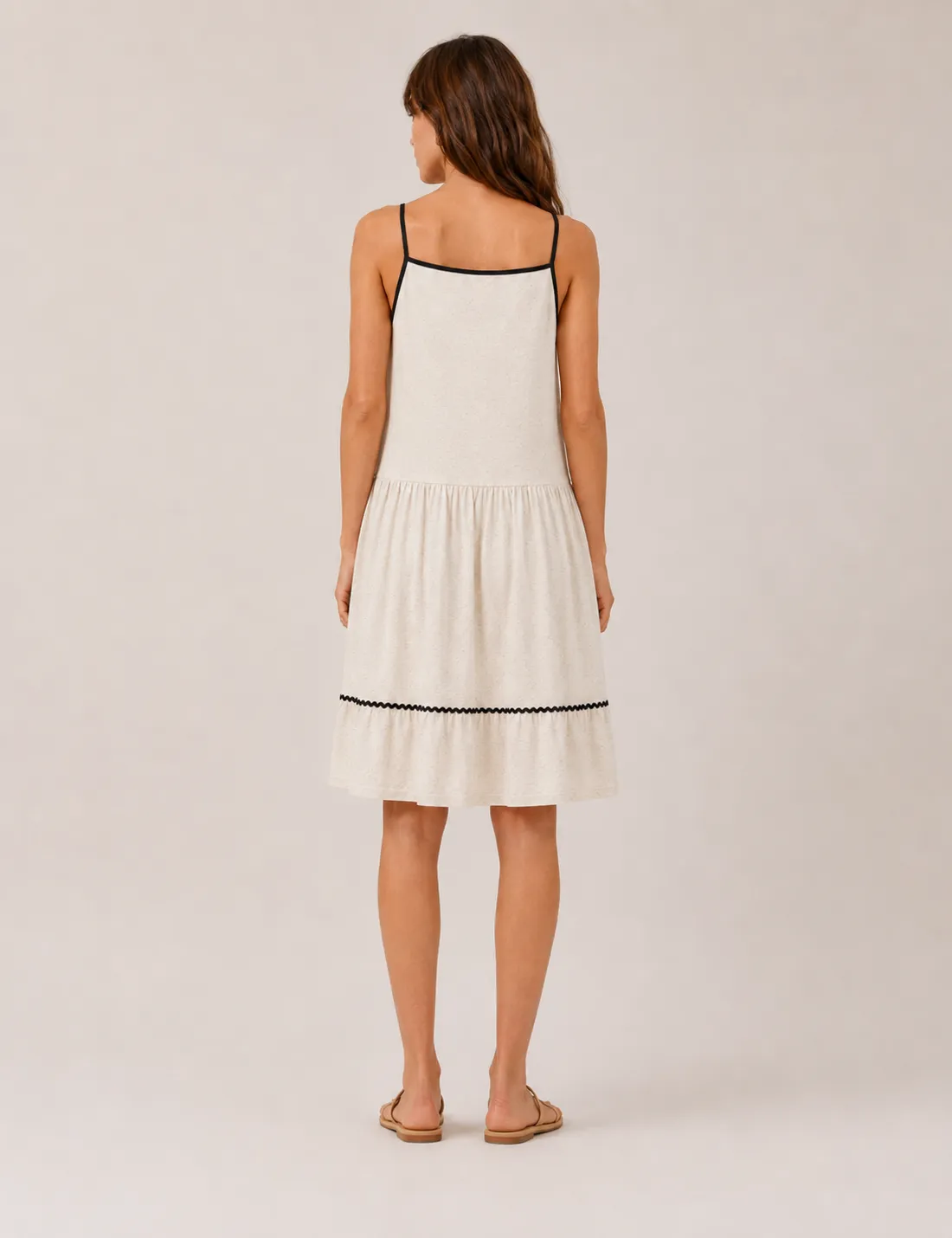 Alternative view of Vestido Corto Lino