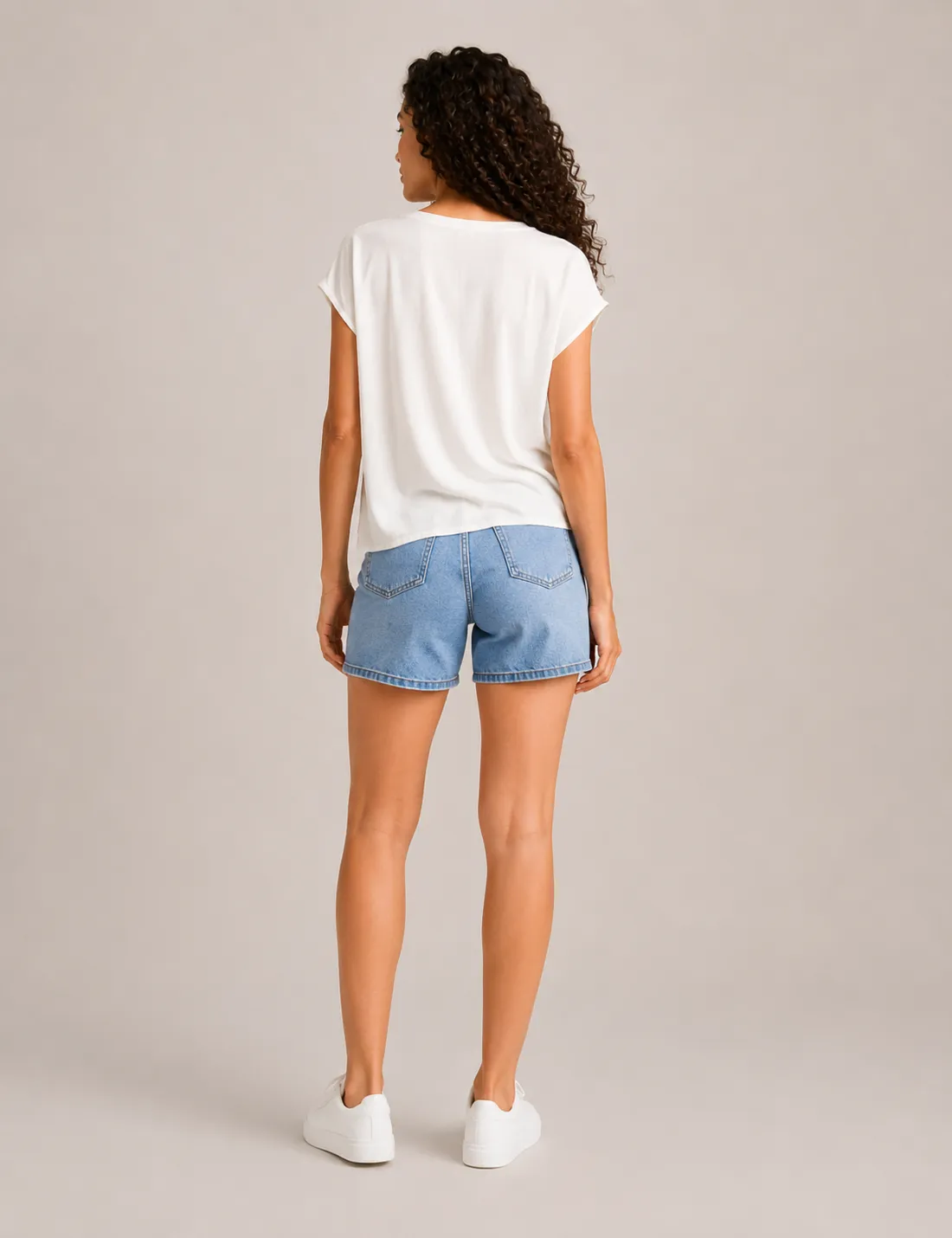 Alternative view of Blusa Lino Crudo