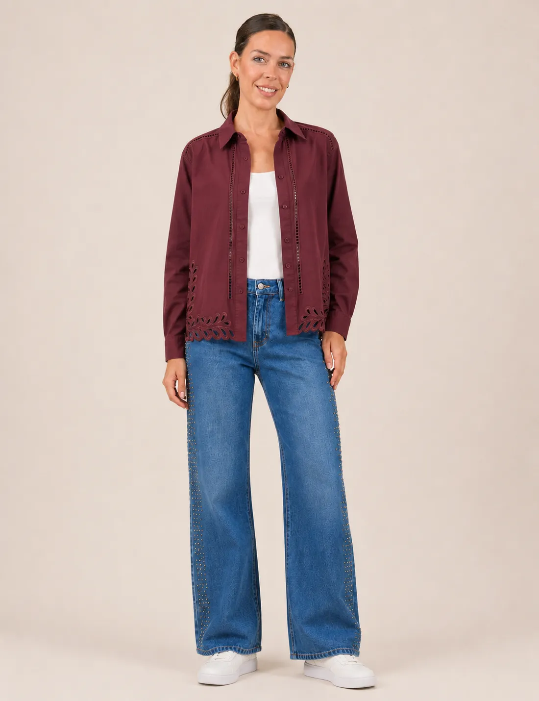 Sobrecamisa Calada Vino