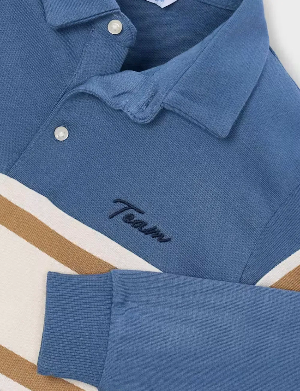 Polo Rayas Azul - Imagen 4