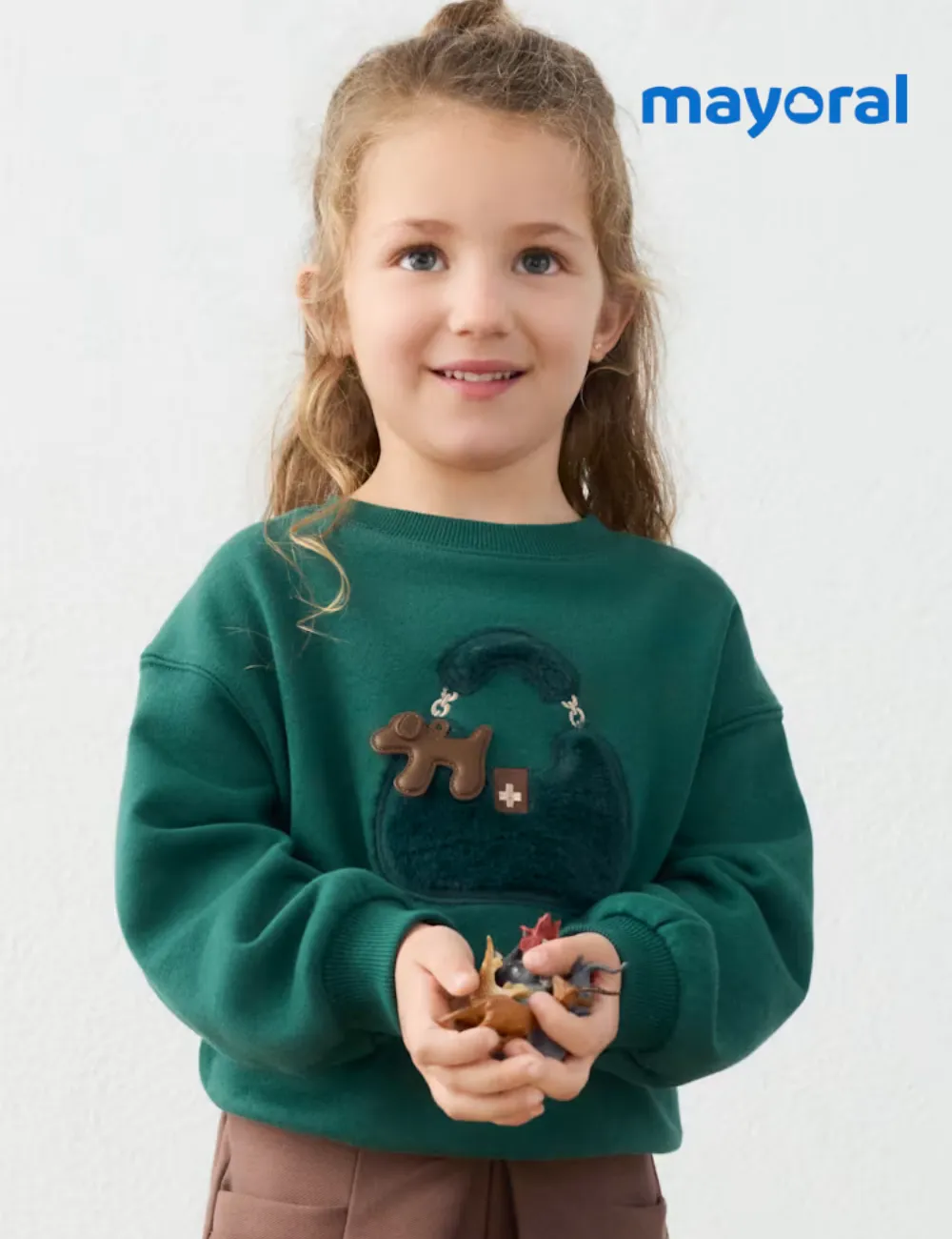Sudadera Bolso Verde