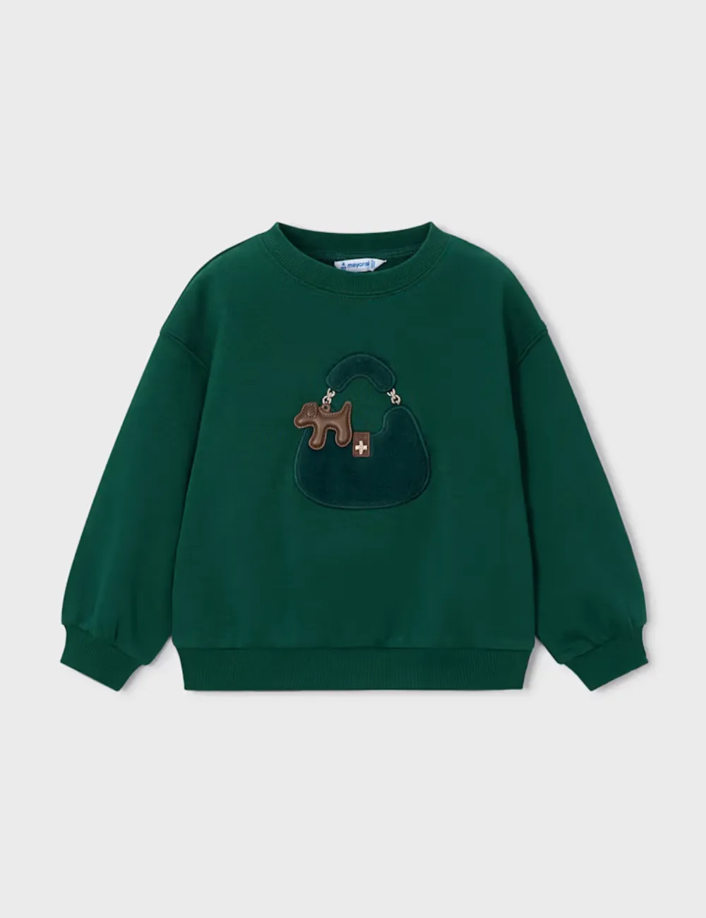 Alternative view of Sudadera Bolso Verde