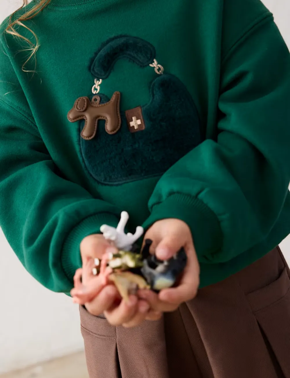 Sudadera Bolso Verde - Imagen 3