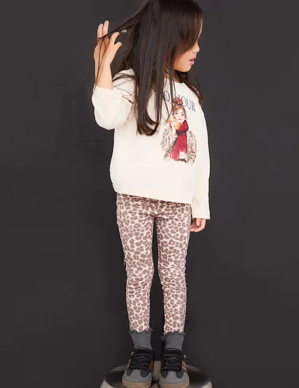 Alternative view of Conjunto Legging Leopardo