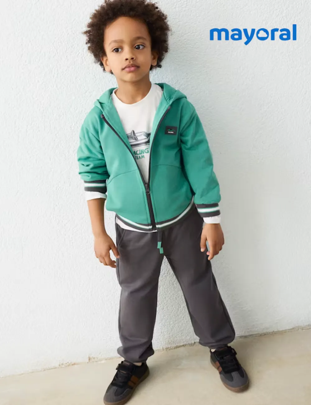 Chaqueta Cremallera Verde