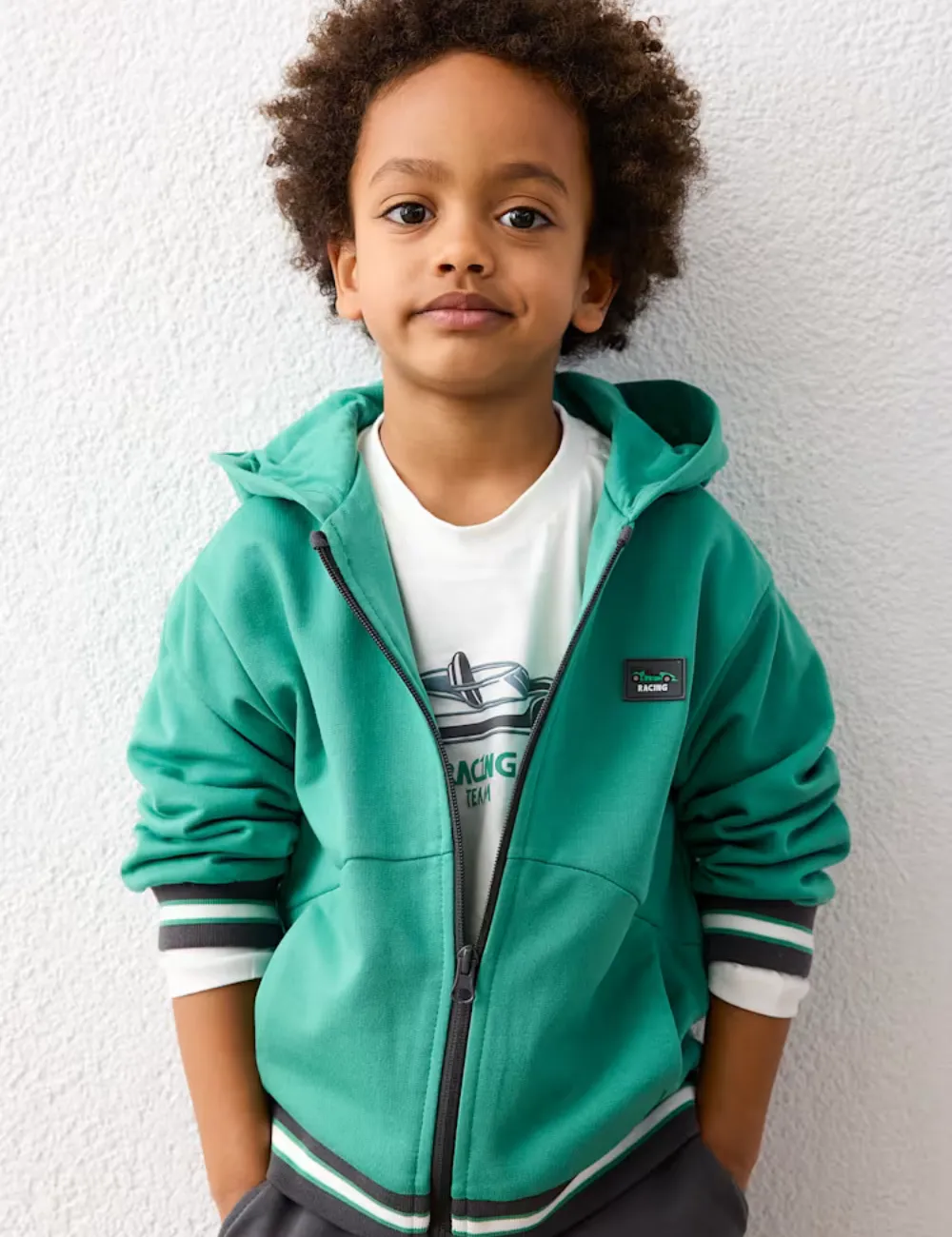 Chaqueta Cremallera Verde - Imagen 4