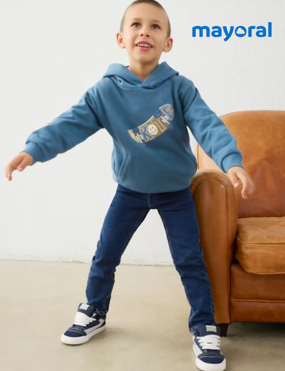 Sudadera Skate Azul