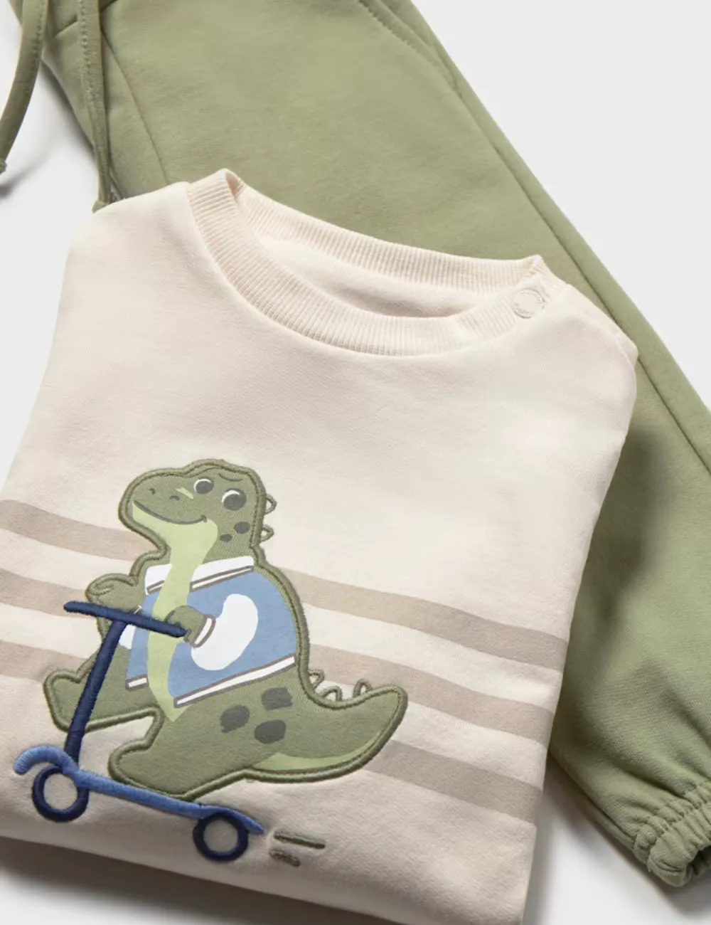 Pantalón Jogger Dinosaurio Verde - Imagen 3