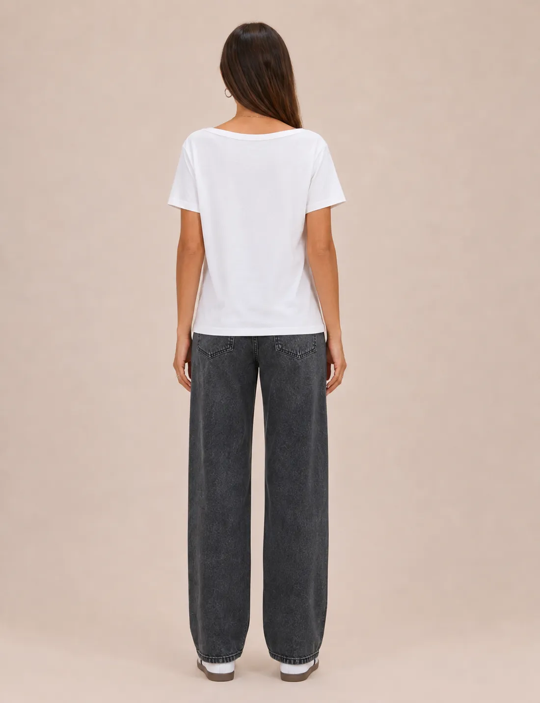 Alternative view of Camiseta Perro Tachuelas Blanco