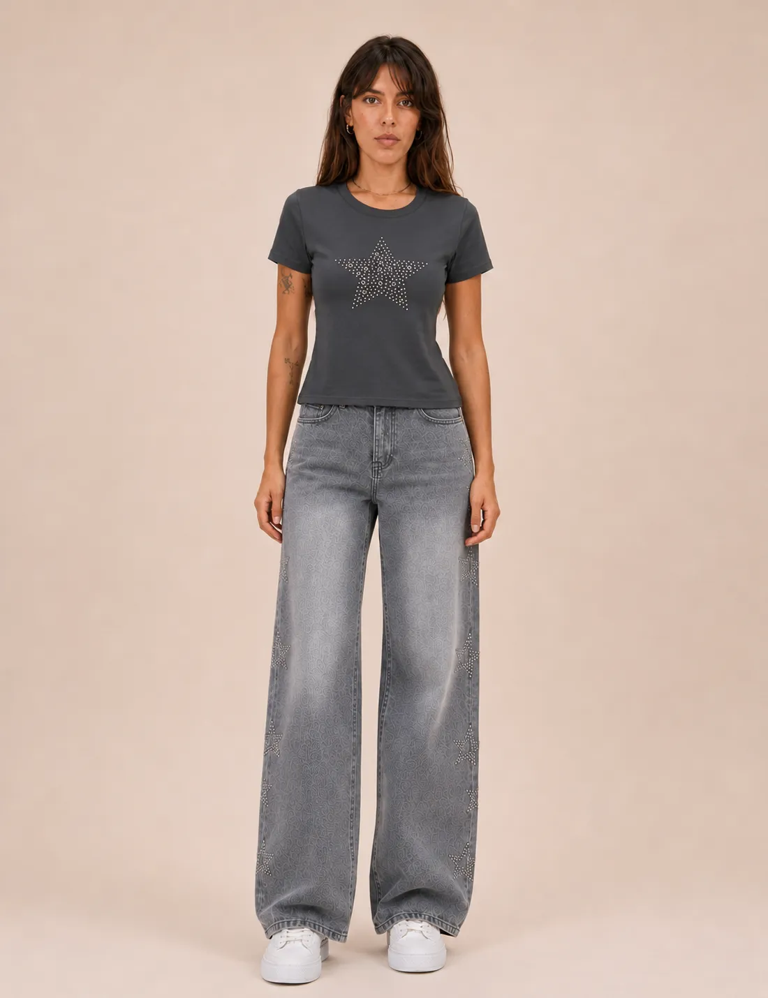 Camiseta Estrella Strass Marengo