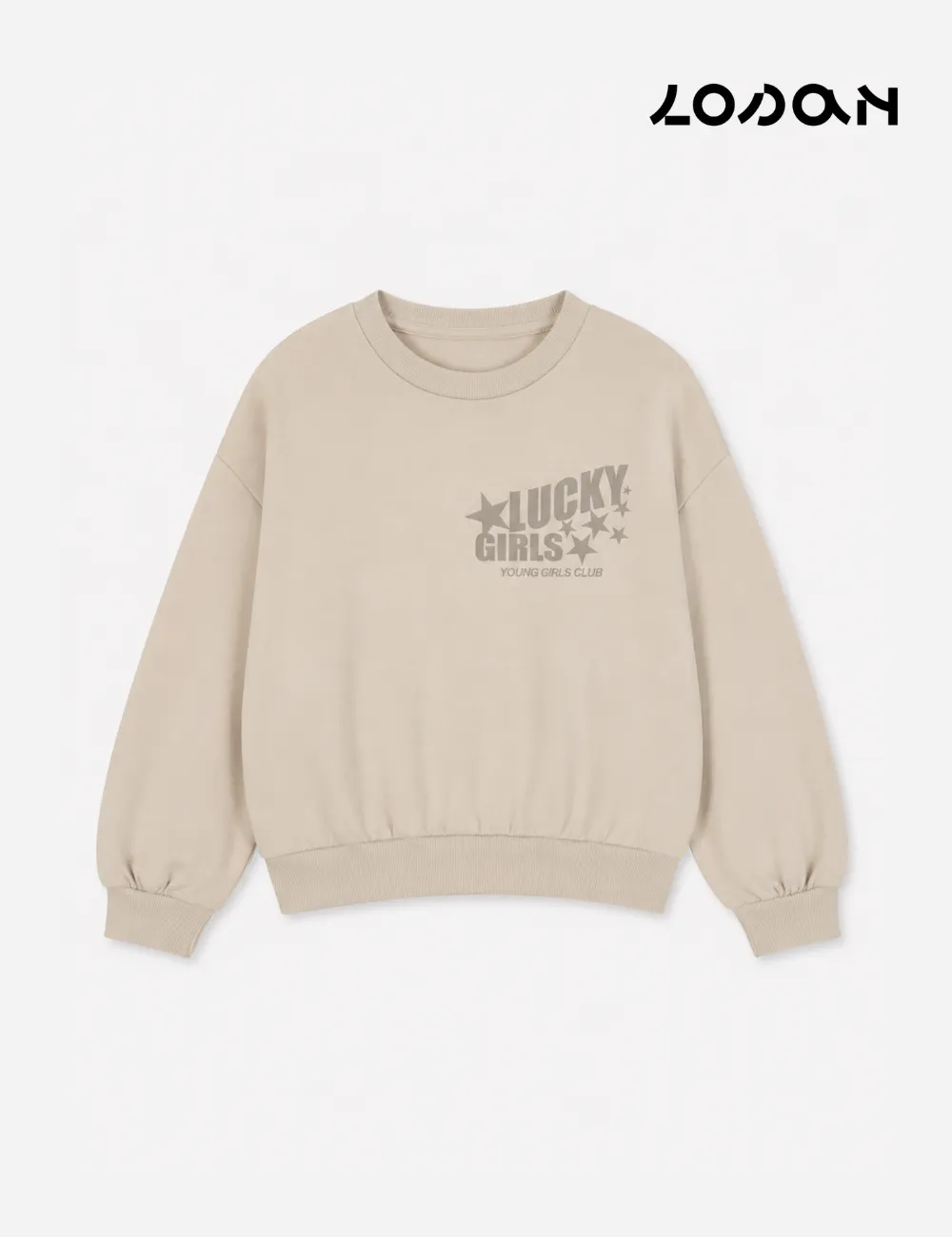 Sudadera Lucky Beige