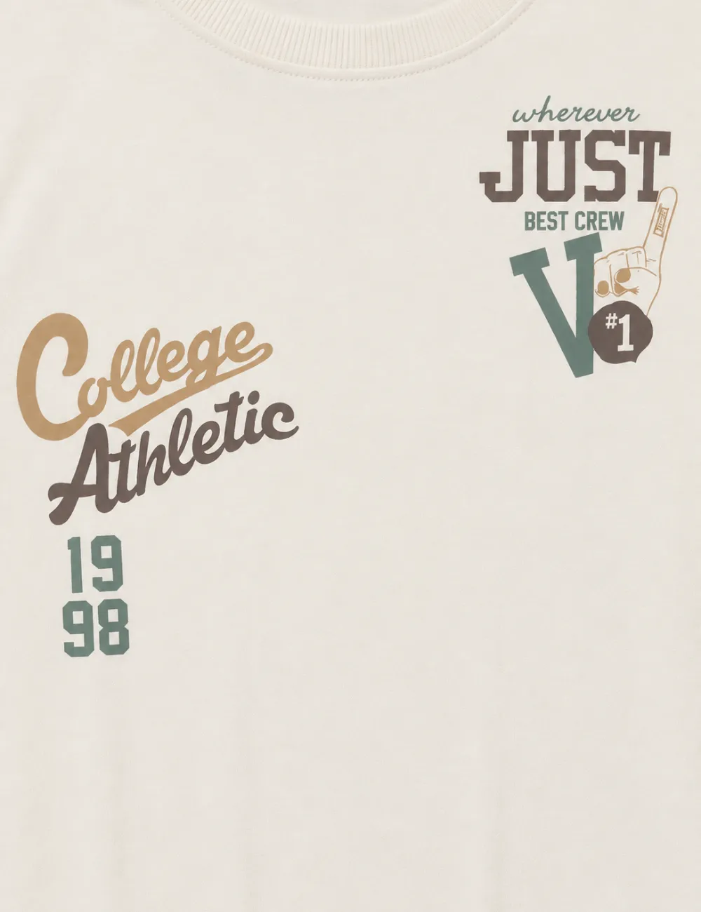 Alternative view of Camiseta Letras Blanco