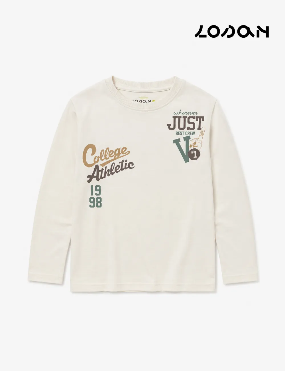 Camiseta Letras Blanco