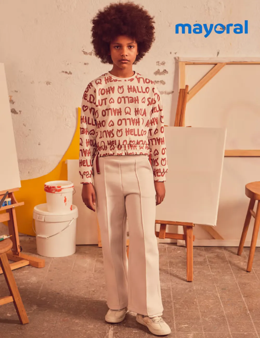 Pantalón Costura Beige