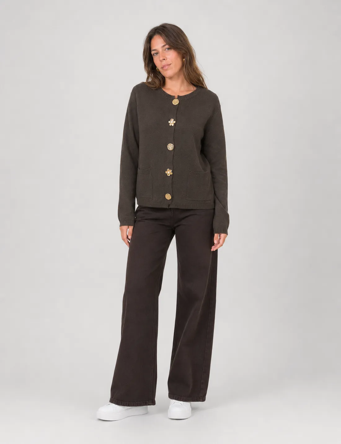 Chaqueta Punto Chocolate