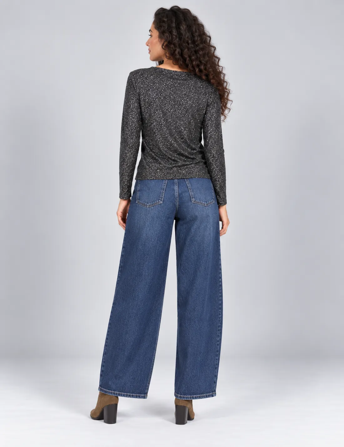 Alternative view of Camiseta Lurex Negra