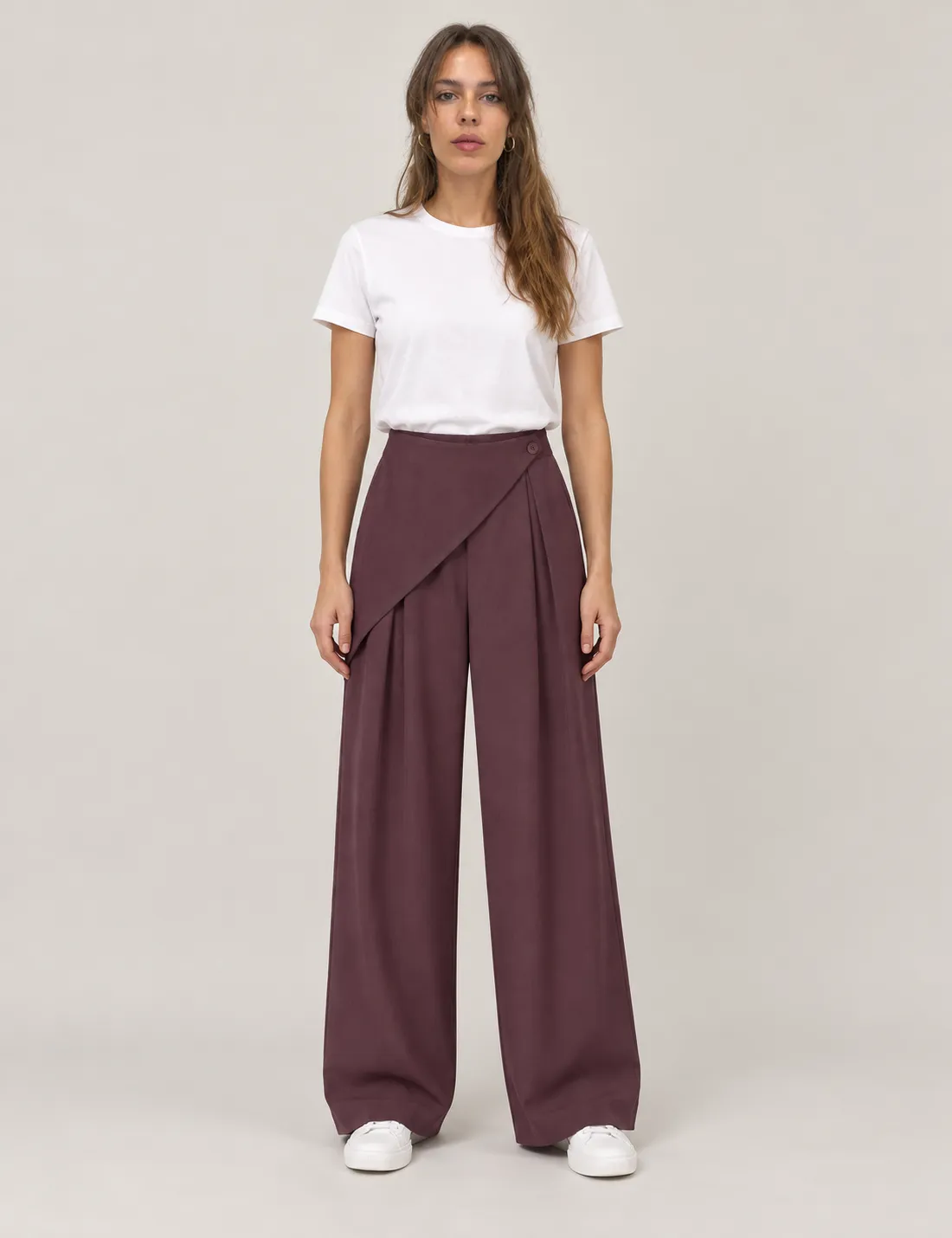 Pantalón Pañuelo Palazzo Vino
