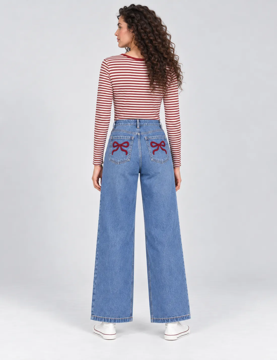 Alternative view of Camiseta Rayas Roja