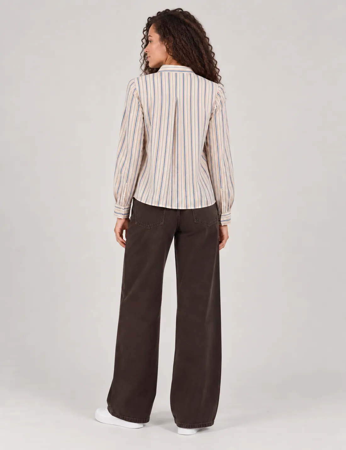 Alternative view of Camisa Rayas Lazo Azul