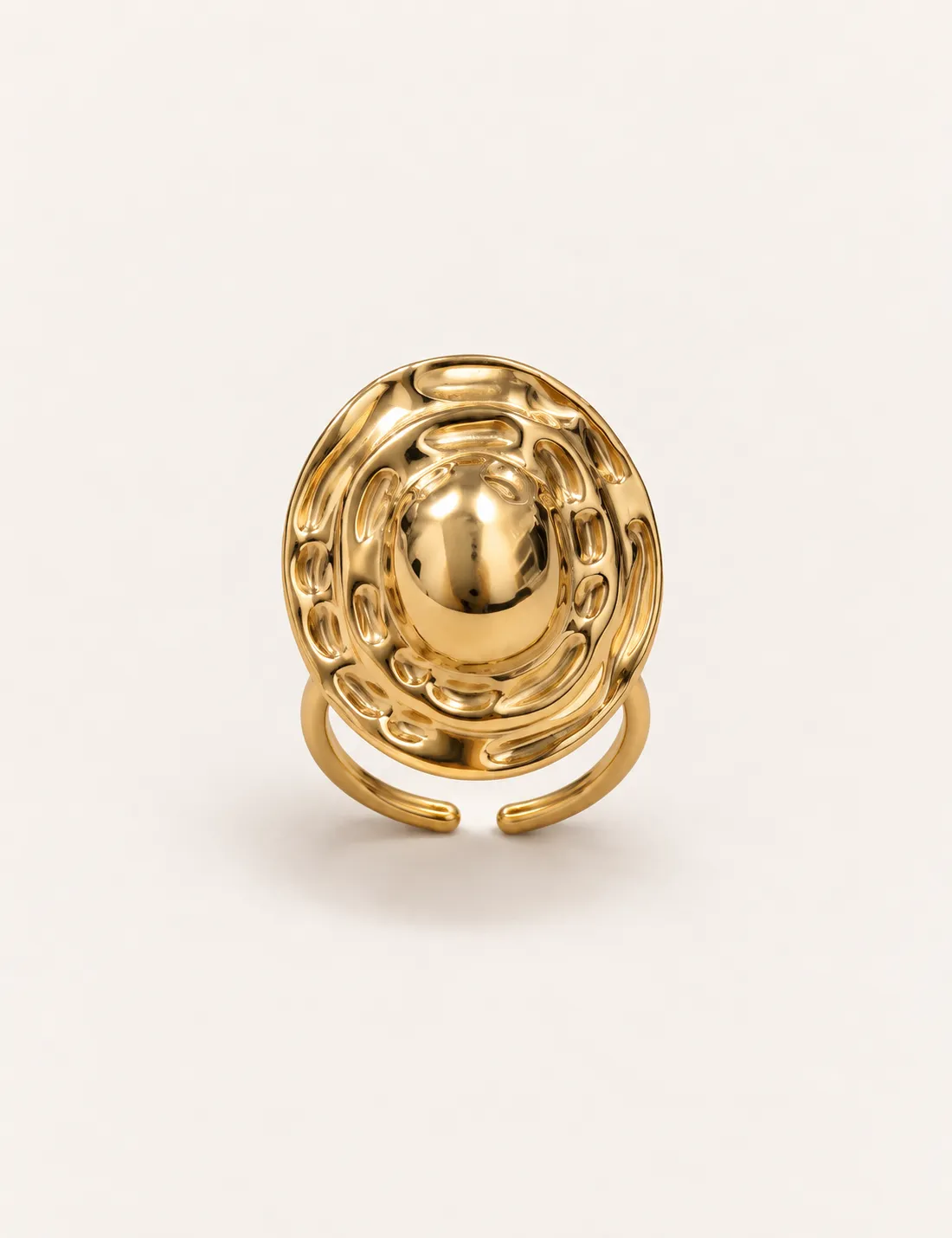 Anillo Acero Chapa Ajustable