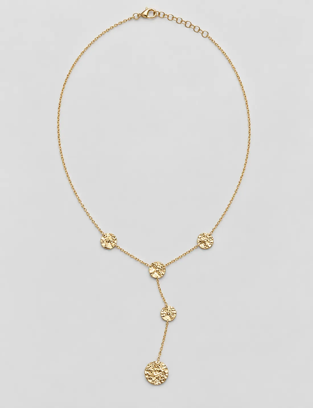 Collar Acero Tiras Dorado
