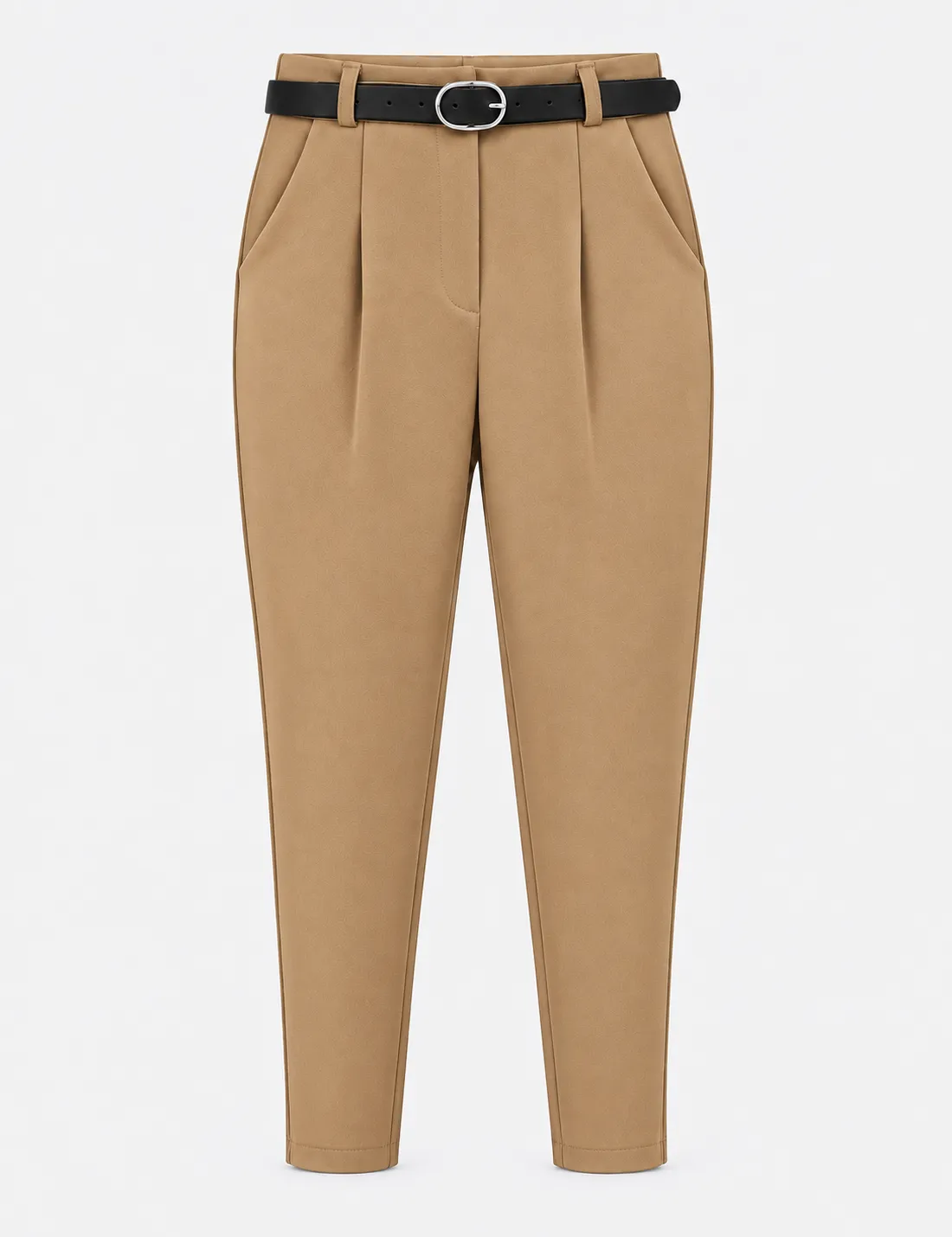 Pantalón Pinzas Skinny Camel - Imagen 3