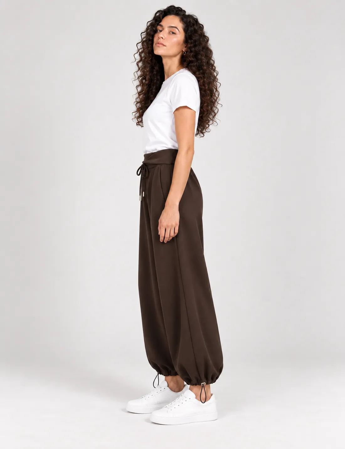 Pantalón Sport Bombacho Chocolate - Imagen 4