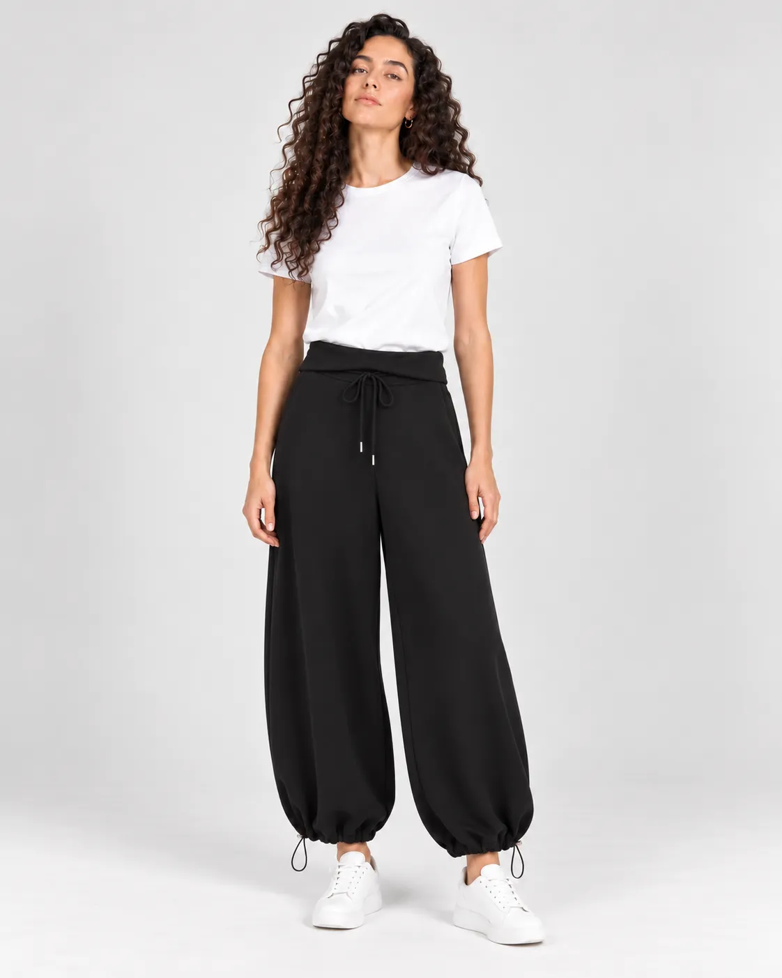 Pantalón Sport Bombacho Negro