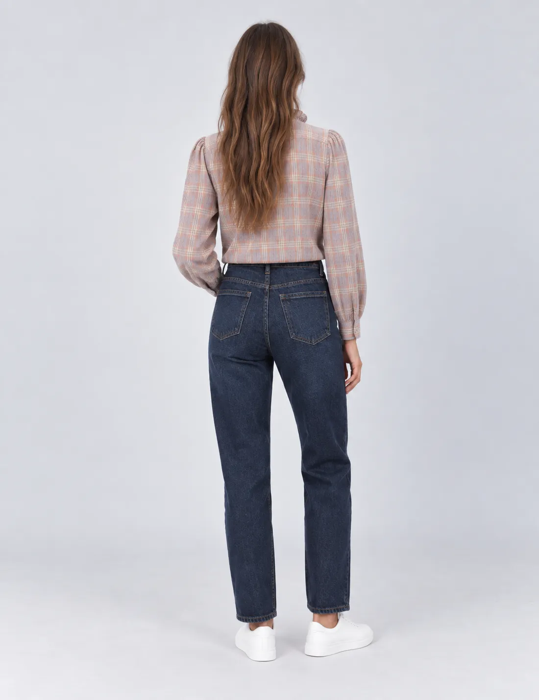 Alternative view of Camisa Cuadros Pana Malva