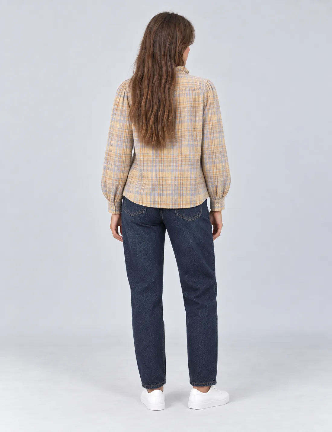 Alternative view of Camisa Cuadros Pana Amarilla