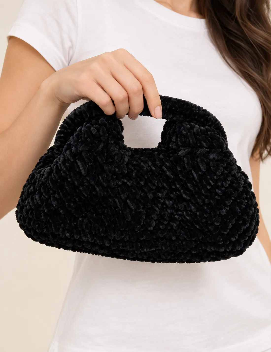 Bolso Clutch Asa Negro - Imagen 3