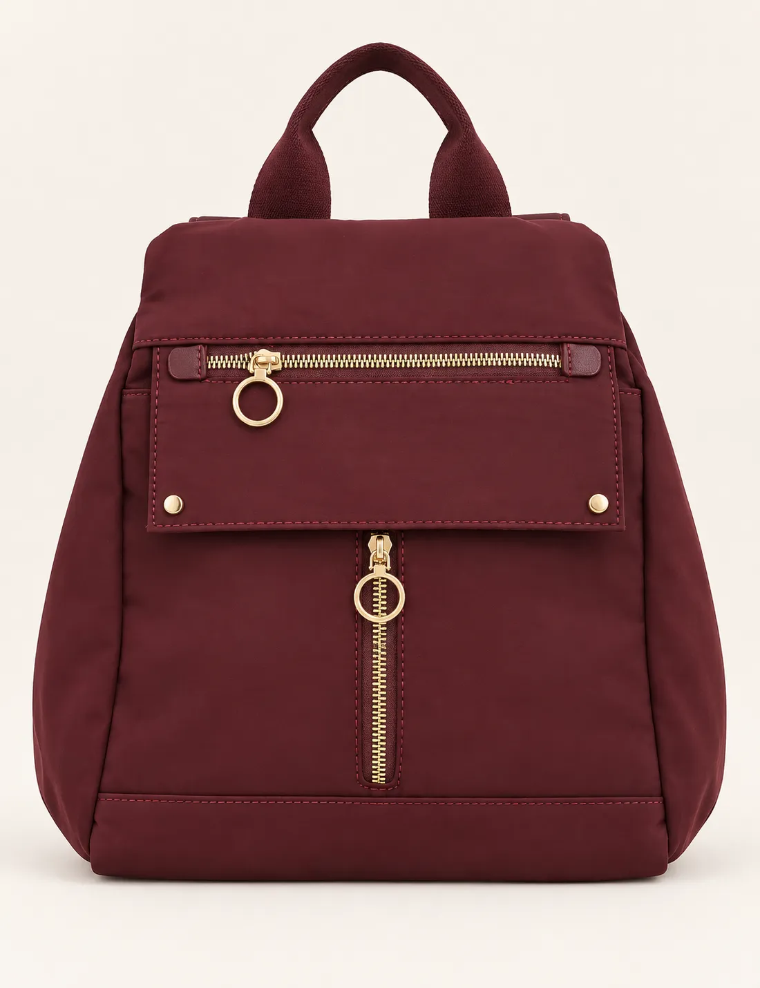 Mochila Cremalleras Burdeos - Imagen 2