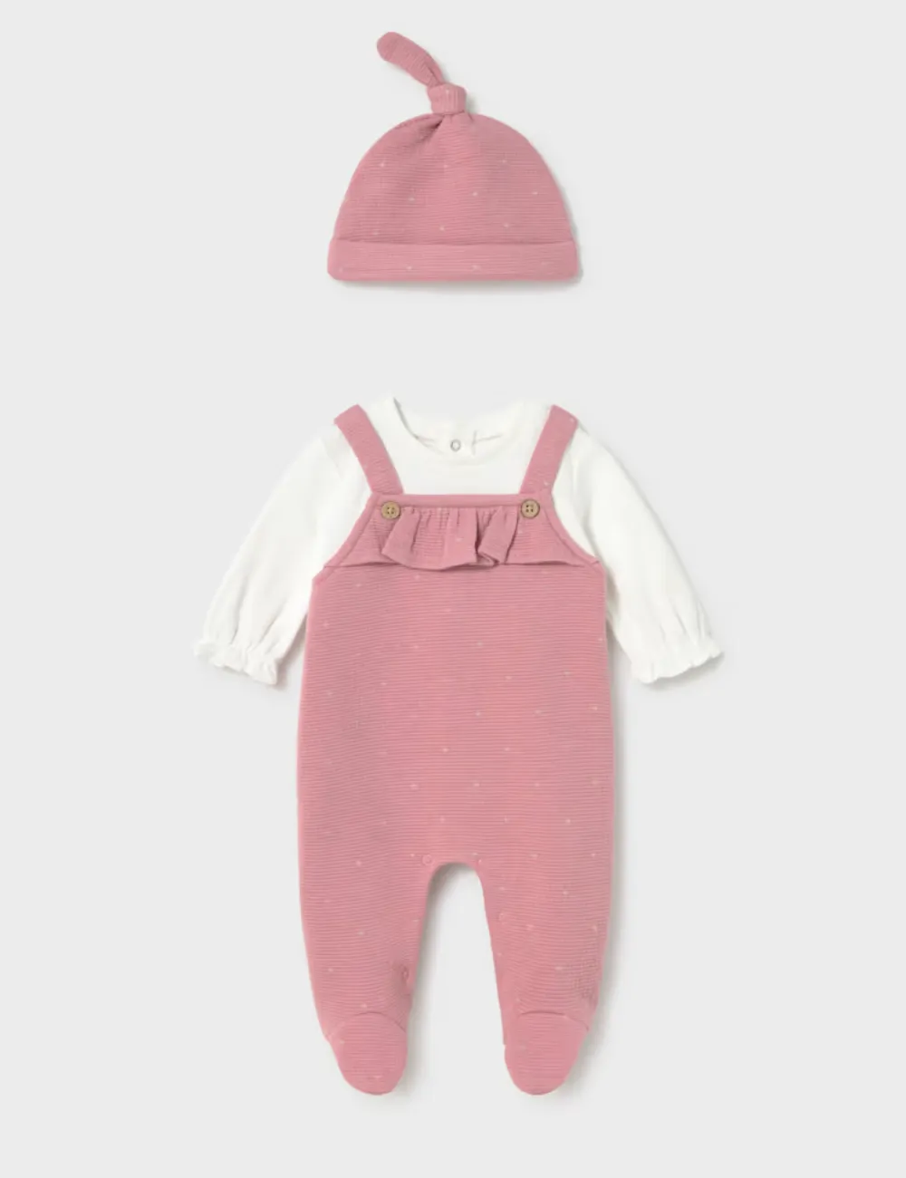 Conjunto Peto Puntitos Rosa - Imagen 2