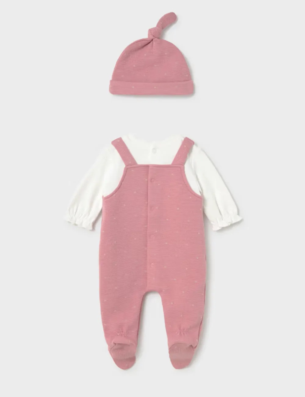 Conjunto Peto Puntitos Rosa - Imagen 3