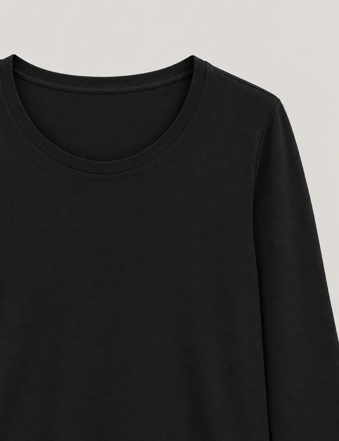 Alternative view of Camiseta Manga Larga Negra