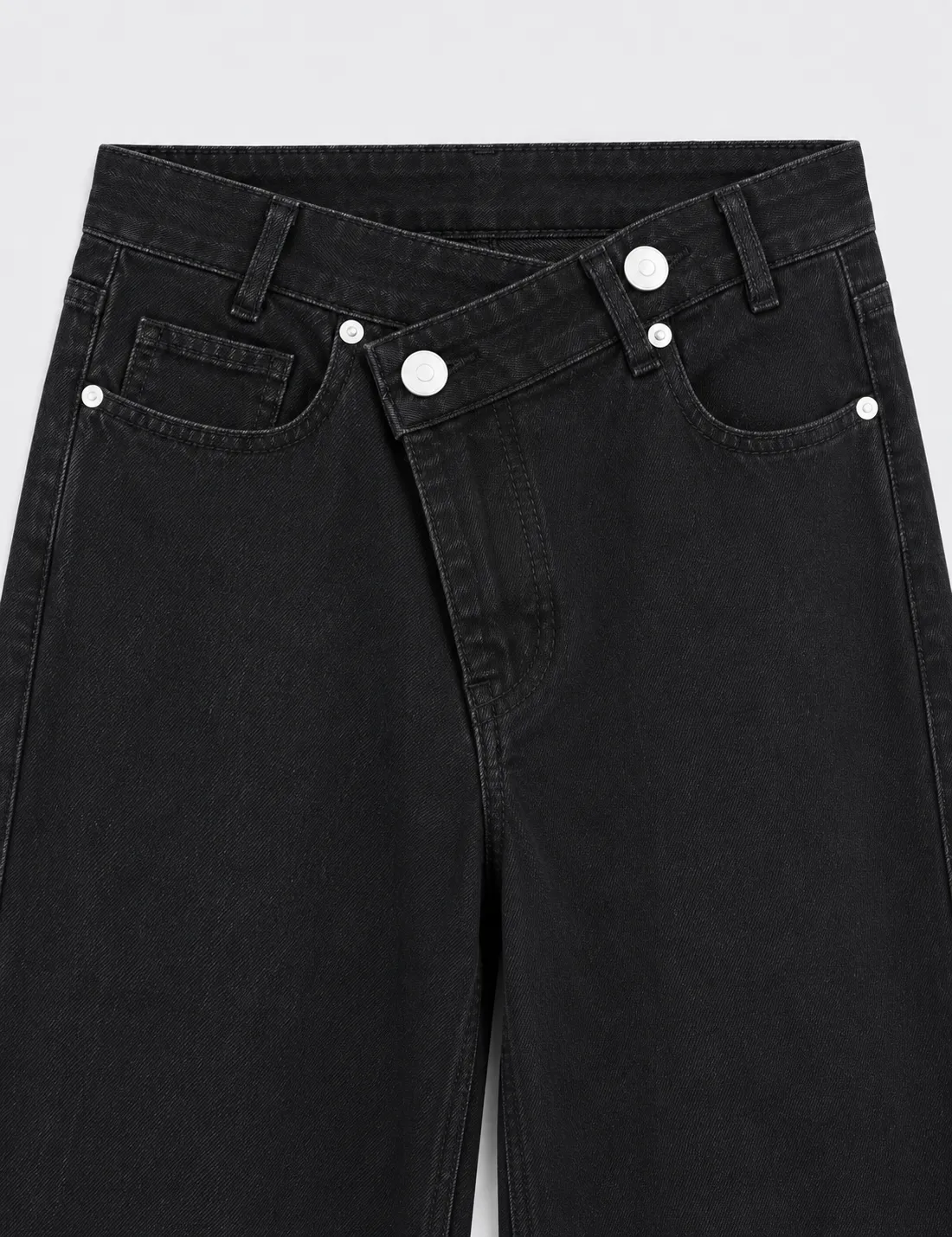 Jeans Baggy Cruzado Negro - Imagen 5