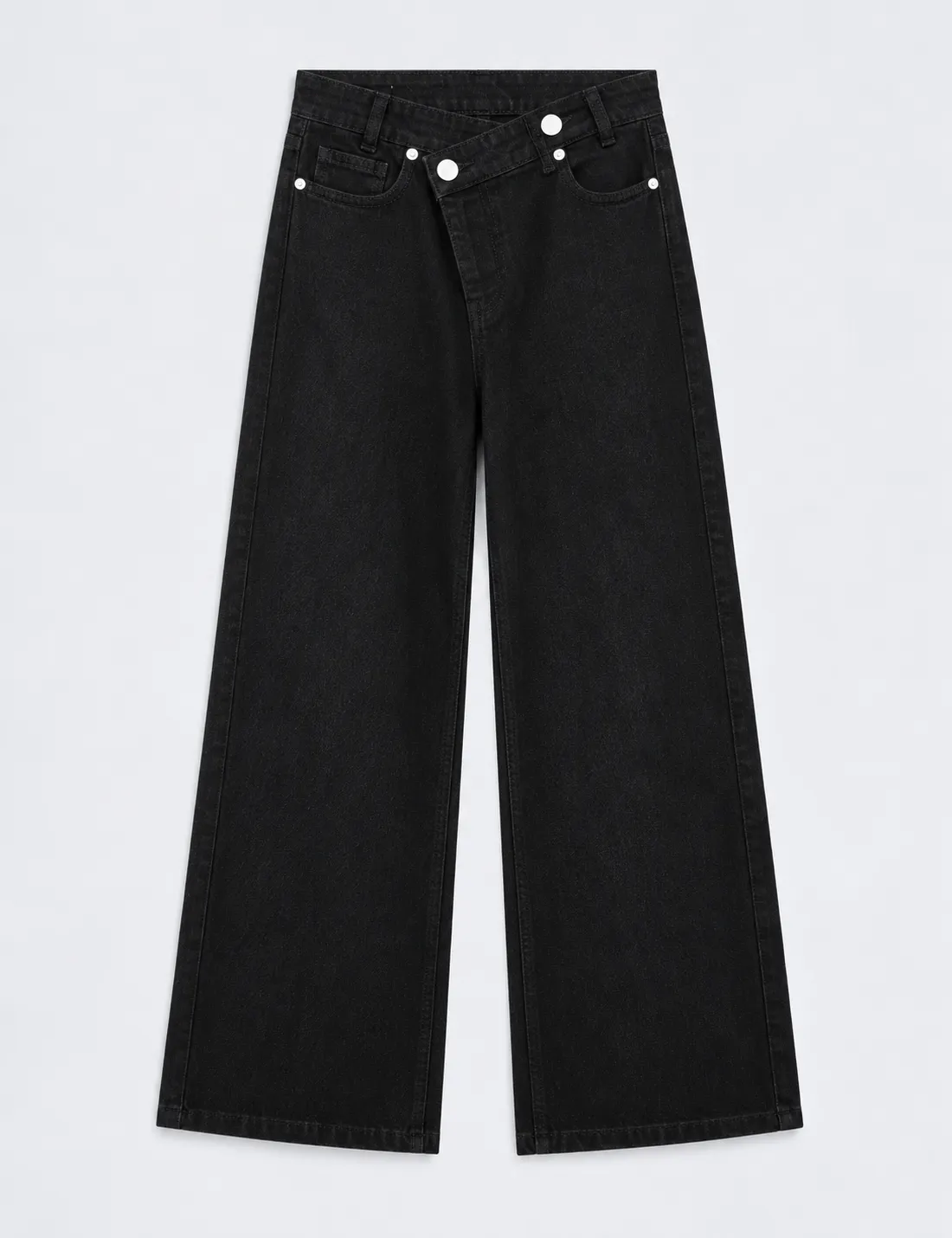 Jeans Baggy Cruzado Negro - Imagen 3