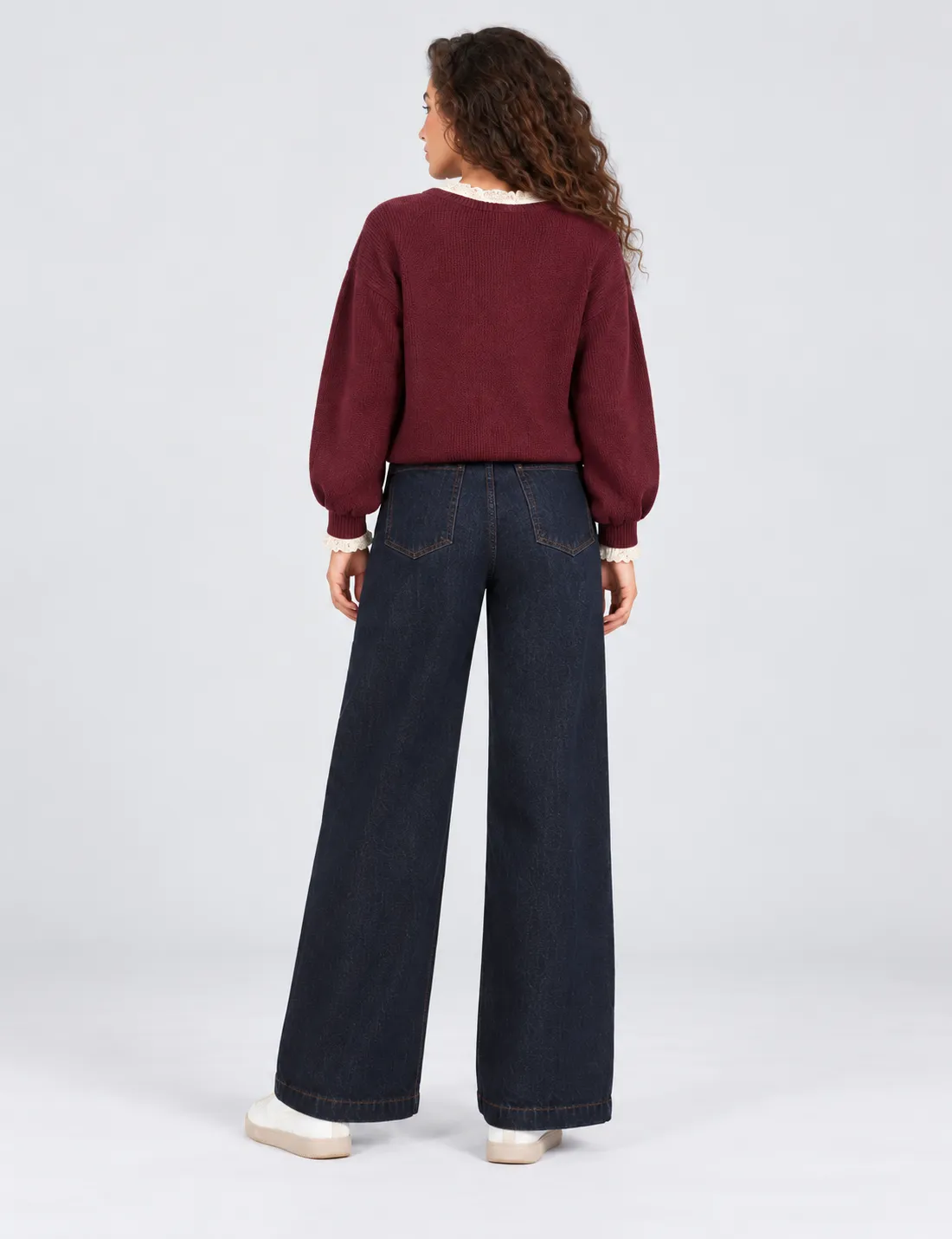 Alternative view of Jeans Baggy Cruzado Denim Oscuro