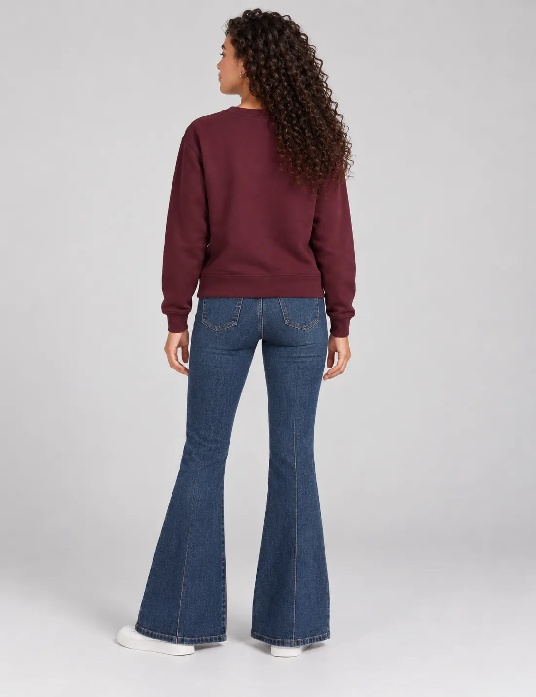 Alternative view of Sudadera Botones Vino