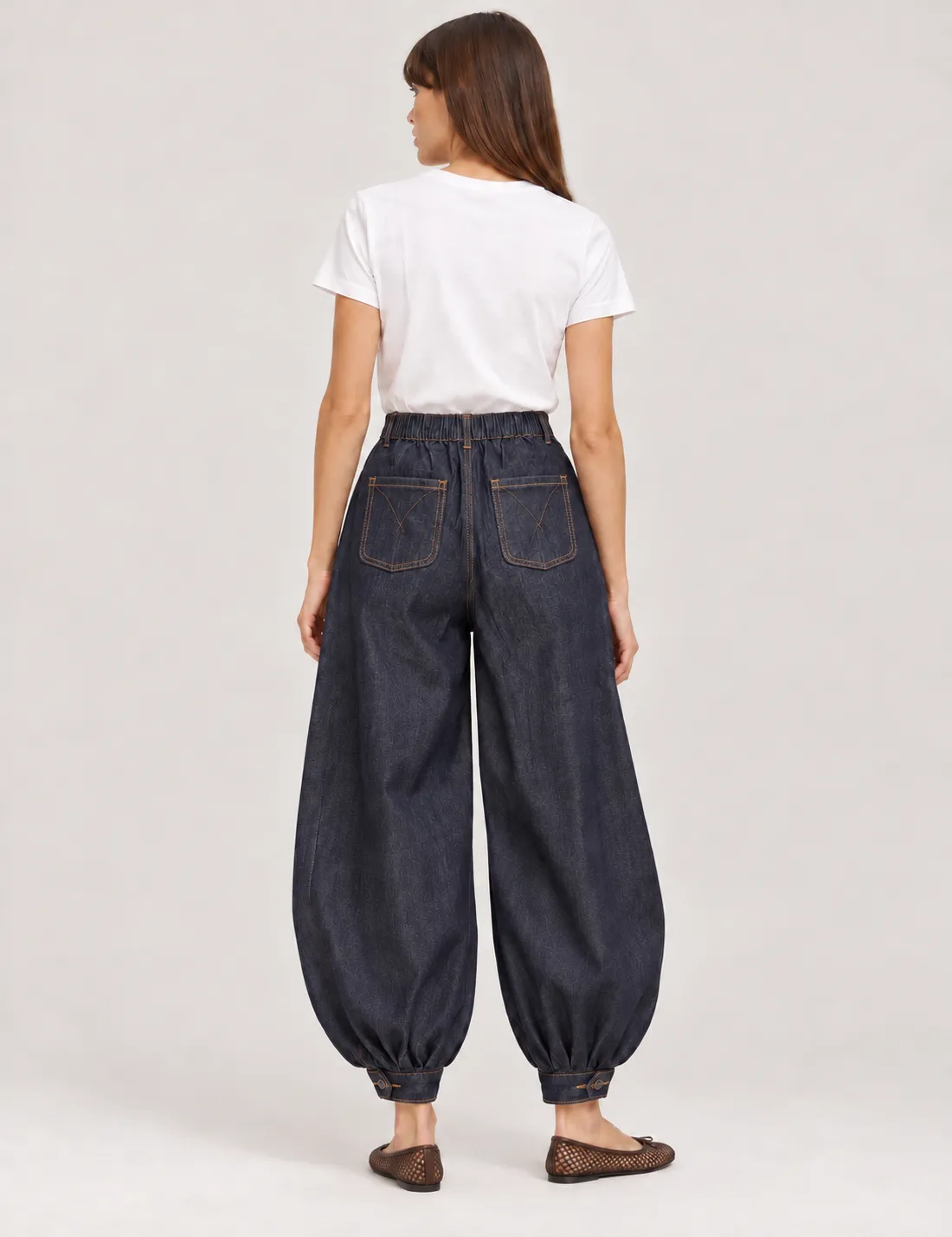Alternative view of Jeans Bombacho Denim Oscuro