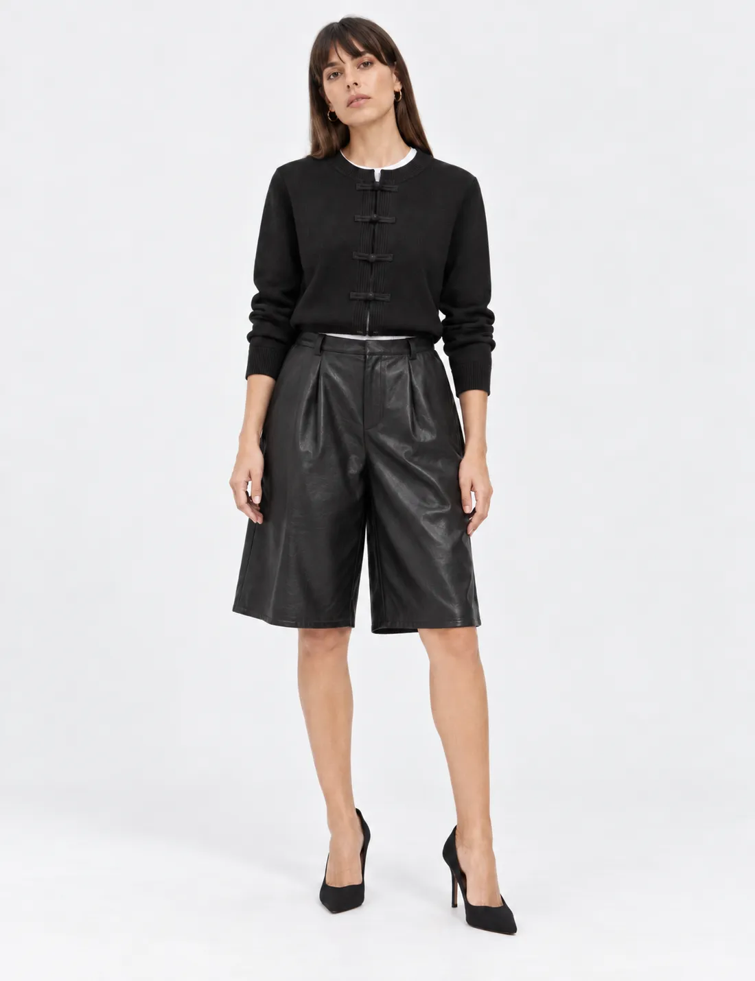Bermuda Polipiel Negra
