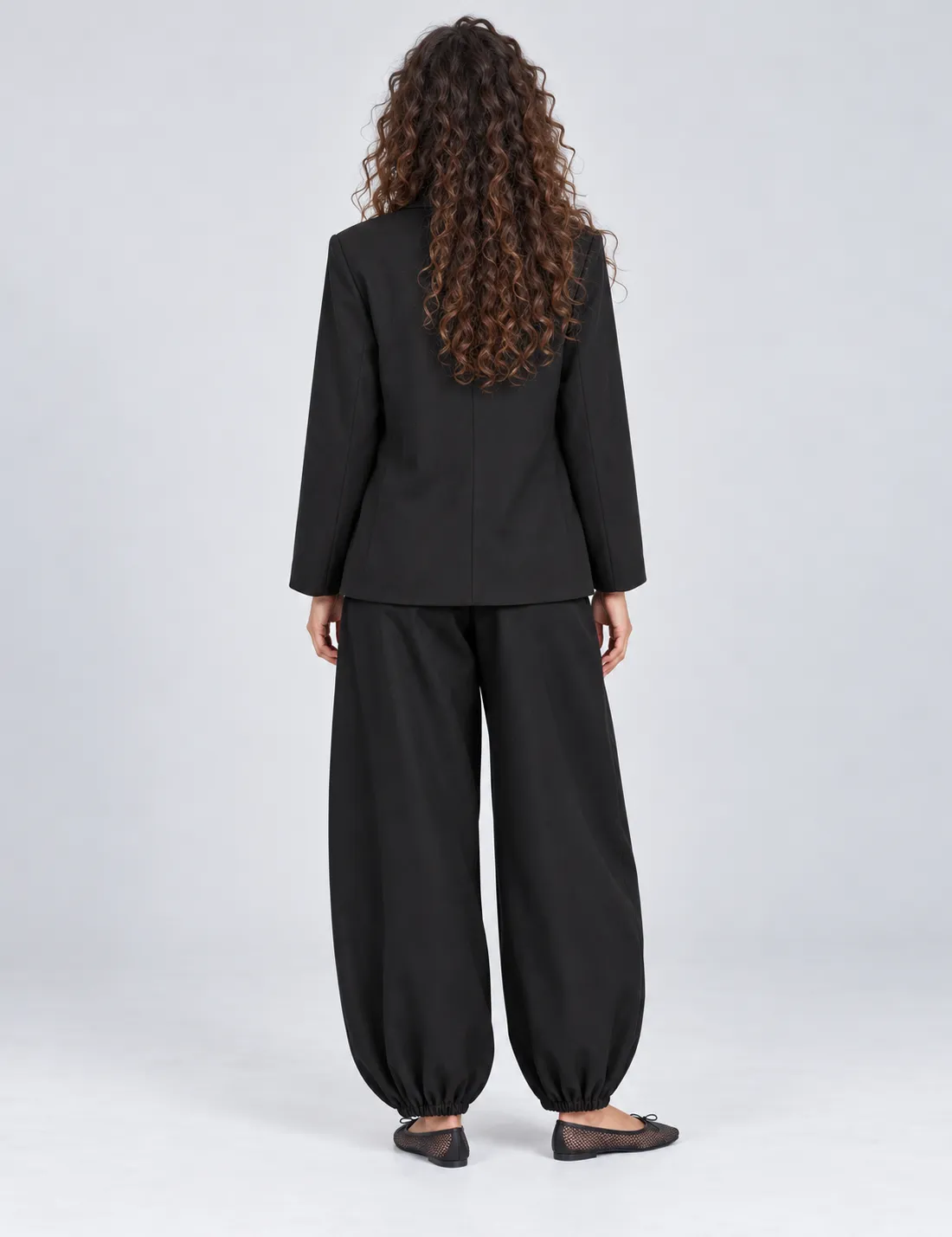 Alternative view of Blazer Oversize Negra